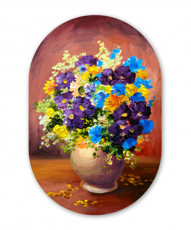 Wandoval - Blumenstrauß - Frühling - Ölfarbe