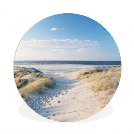 Runde Bilder - Düne - Möwe - Strand - Meer - Sonne-1