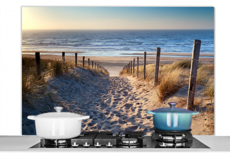 Spritzschutz Küche - Strand - Meer - Niederlande