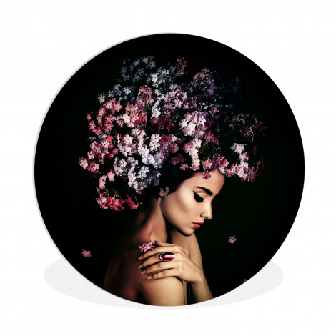 Runde Bilder - Blossom - Frau - Rosa - Luxus