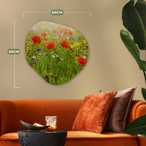 Organisches wandbild - Frühling - Blumen - Farbe-thumbnail-5