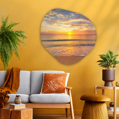 Organisches wandbild - Strand - Farben - Sonne-thumbnail-2