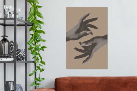 Canvas schilderij - Vintage - Hand - Design-2