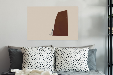 Canvas schilderij - Vintage - Pastel - Jongen-3