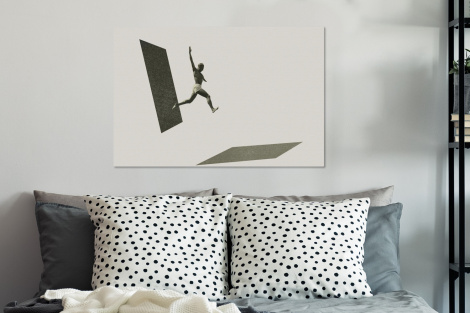 Canvas schilderij - Vintage - Man - Design-3