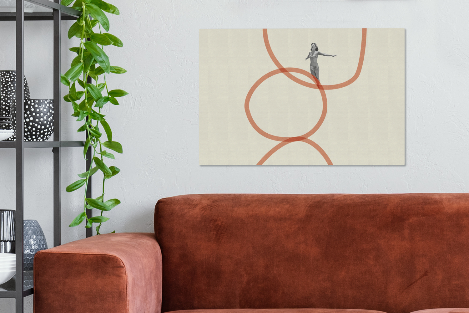 Canvas schilderij - Liefde - Vintage - Koppel - Design-2