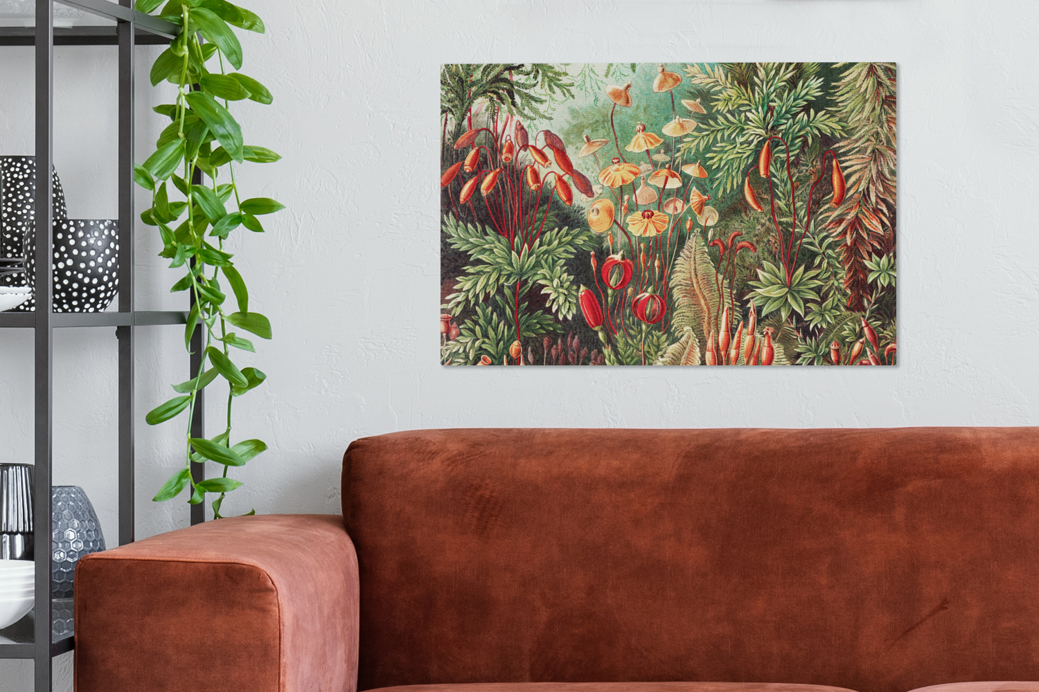 Canvas schilderij - Bloemen - Kunst - Vintage - Muscinae-2