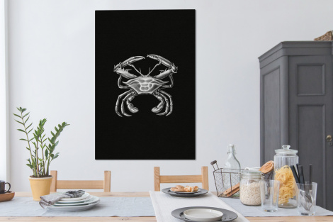 Canvas schilderij - Ernst Haeckel - Krab - Oude meesters - Vintage-4