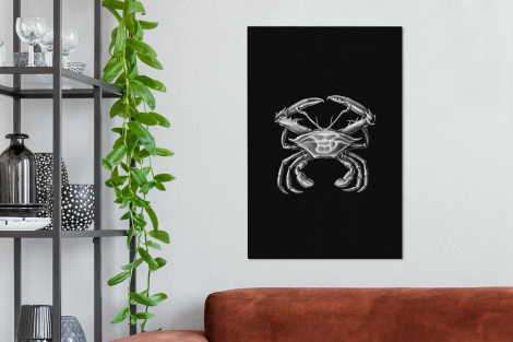 Canvas schilderij - Ernst Haeckel - Krab - Oude meesters - Vintage-2