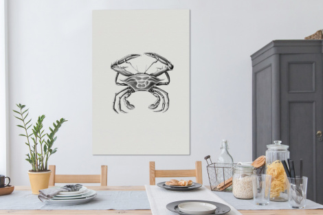 Canvas schilderij - Ernst Haeckel - Vintage - Kunst - Krab-4
