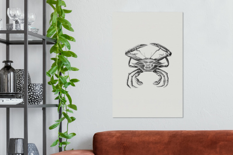 Canvas schilderij - Ernst Haeckel - Vintage - Kunst - Krab-2