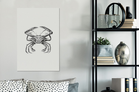 Canvas schilderij - Ernst Haeckel - Vintage - Kunst - Krab-3