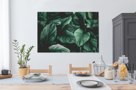 Canvas schilderij - Patronen - Jungle - Bladeren-4