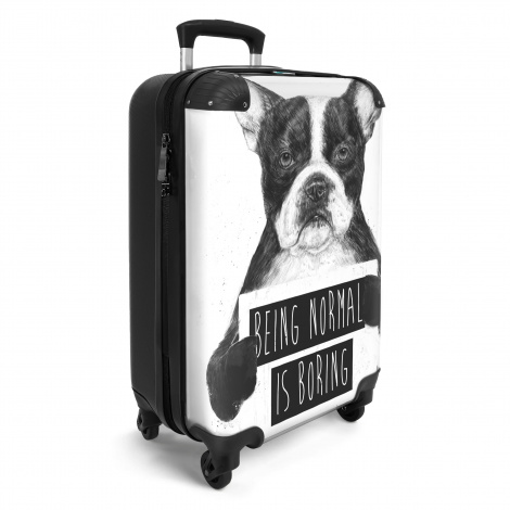 Koffer - Hond - Bord - Tekst - Dieren-2