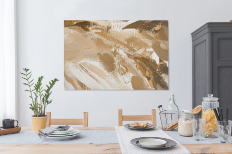 Canvas - Goud - Beige - Abstract-thumbnail-4