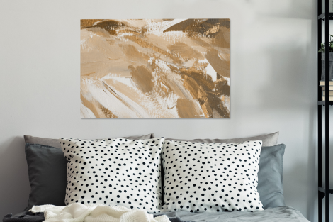 Canvas - Goud - Beige - Abstract-thumbnail-3
