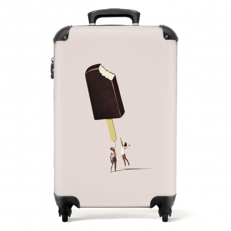 Koffer - Vintage - Chocola - IJsje - Abstract - Mensen - Kunst