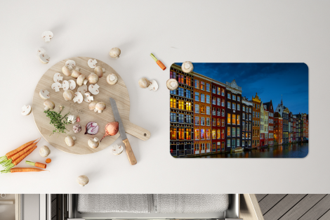 Premium placemats (6 stuks) - Amsterdam - Water - Kleurrijk - 45x30 cm-4