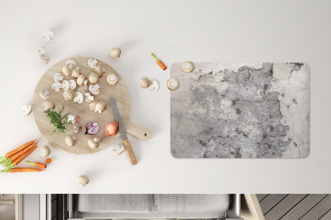 Premium placemats (6 stuks) - Beton - Grijs - Verf - 45x30 cm-4