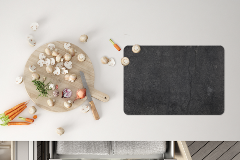 Premium placemats (6 stuks) - Beton - Zwart - Grey - Patronen - 45x30 cm-4