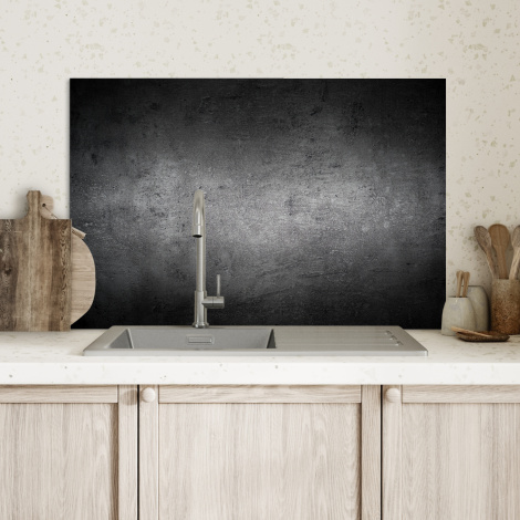 Spatscherm keuken - Beton - Grijs - Schaduw - Cement-2