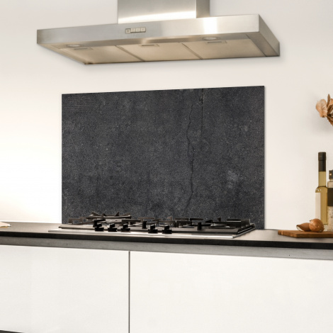 Spatscherm keuken - Beton - Zwart - Grey - Patronen-3
