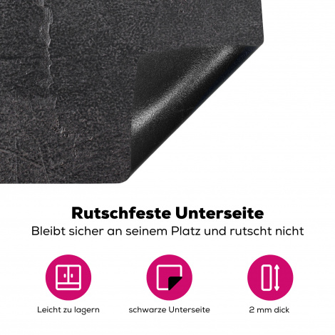 Herdabdeckplatte - Schiefer - Beton - Naturstein - Grau - Industrie-4