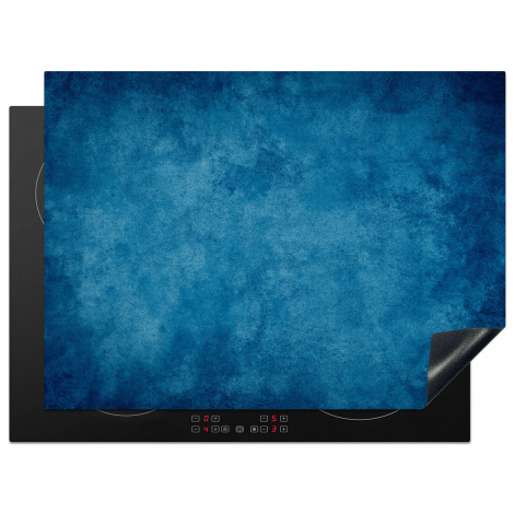 Protège-plaque à induction - Béton - Bleu - Vintage - Texturé - Industriel