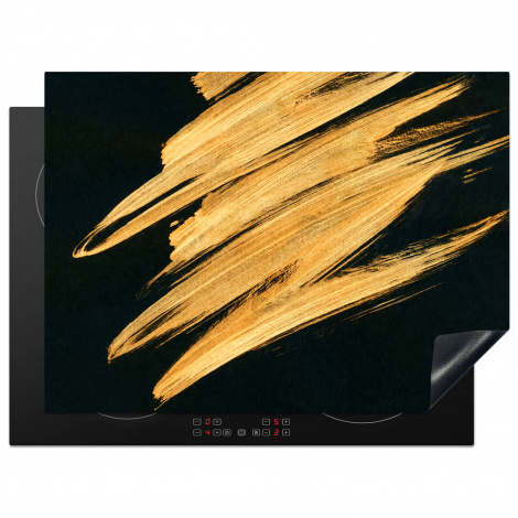 Herdabdeckplatte - Gold - Farbe - Streifen - Luxus - Abstrakt