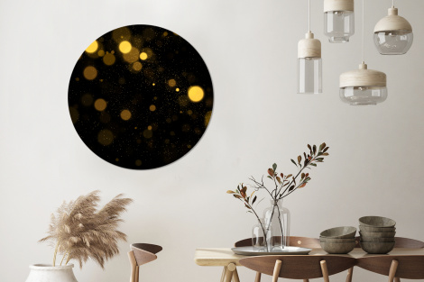 Muurcirkel - Goud - Abstract - Luxe - Zwart-3