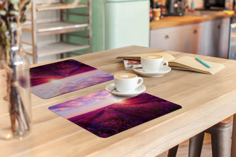 Tischset (6er Set) - Lavendel - Blumen - Frankreich - 45x30 cm-3