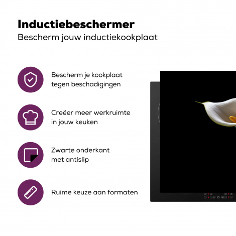 Inductiebeschermer - Planten - Bloemen - Wit - Natuur - Botanisch-3
