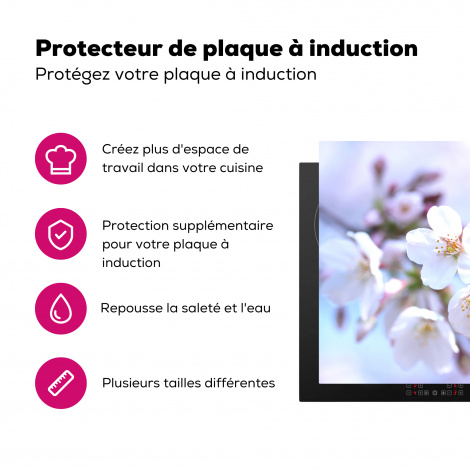 Protège-plaque à induction - Fleurs - Sakura - Branches - Branches fleuries-3