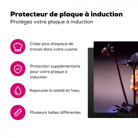 Protège-plaque à induction - Fleurs - Chrysanthème - Macro - Plantes-3