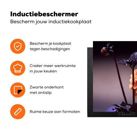 Inductiebeschermer - Bloemen - Chrysant - Macro - Planten-3