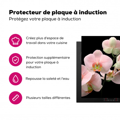 Protège-plaque à induction - Flora - Orchidée - Fleurs-3
