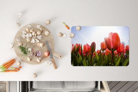 Premium placemats (6 stuks) - Bloemen - Tulpen - Zon - 45x30 cm-thumbnail-4