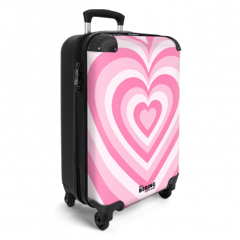 Koffer - Roze - Hart-2