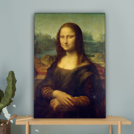 Canvas schilderij - Mona Lisa - Leonardo da Vinci-4