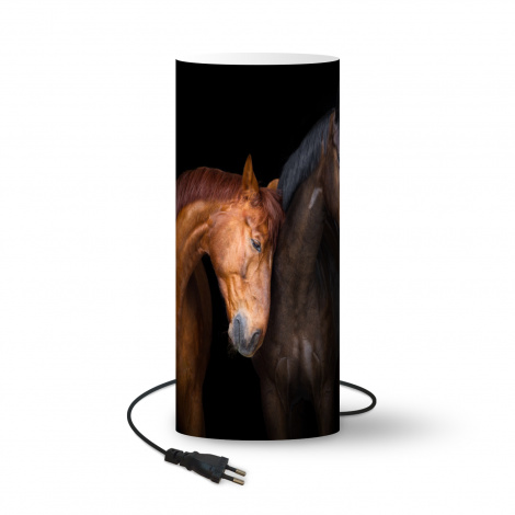 Kinderlamp - Paarden - Dieren - Portret - Bruin-1
