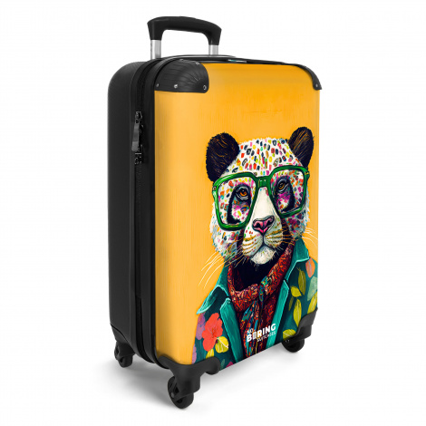 Koffer - Panda - Bril - Bloemen - Hippie-2