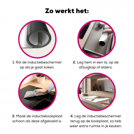 Inductiebeschermer - Neushoorn - Dieren - Wit - Portret-7