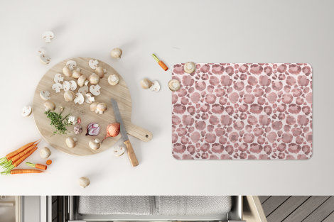 Premium placemats (6 stuks) - Panterprint - Roze - Luxe - 45x30 cm-thumbnail-4