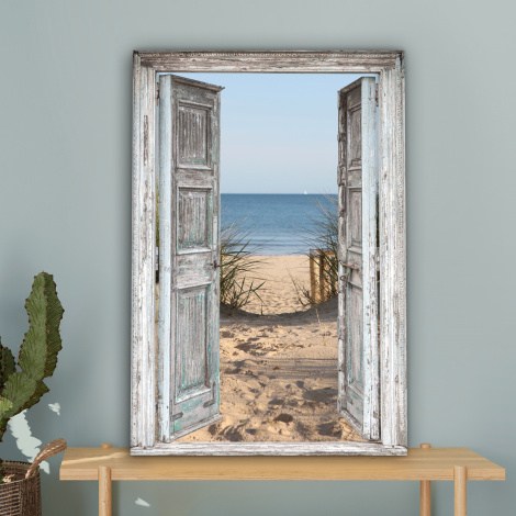 Leinwandbild - Düne - Strand - Aussicht - Sommer-4