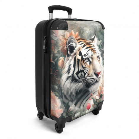 Koffer - Tijger - Wilde dieren - Bloemen - Jungle-2