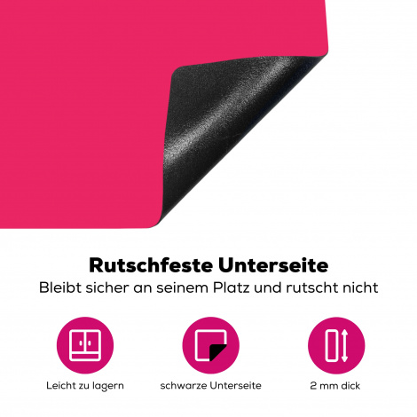Herdabdeckplatte - Karminrot - Farben - Palette - Rosa - Einfarbig-4
