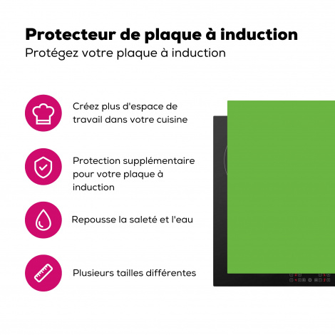Protège-plaque à induction - Vert - Motifs - Couleurs-3