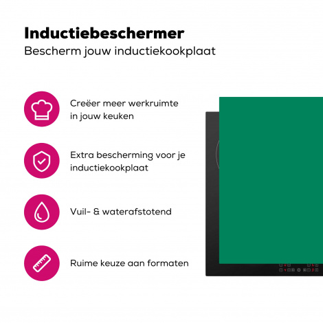 Inductiebeschermer - Groen -Bos - Interieur-3