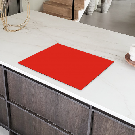 Herdabdeckplatte - Rot - Muster - Design-6