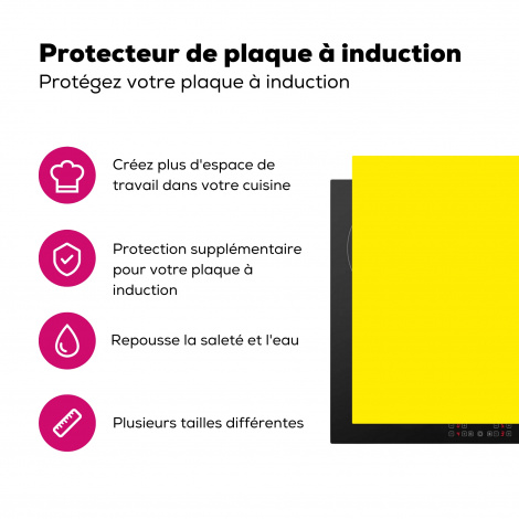 Protège-plaque à induction - Jaune - Citron - Néon - Motifs-3